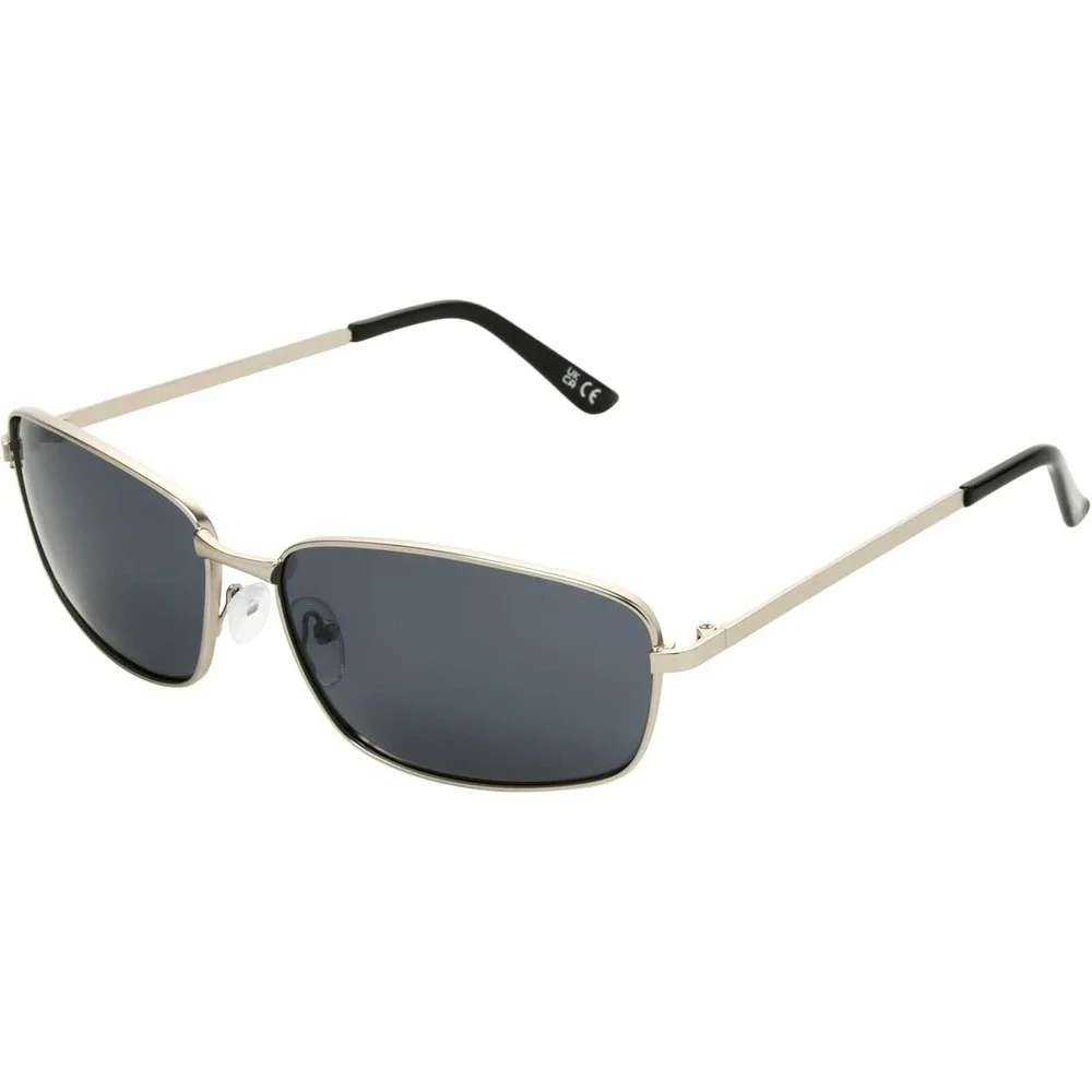 Panama Jack x Foster Grant Polarized Aviator Sunglasses Silver Gray Cord UVA-UVB
